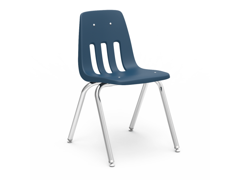 chair 9018 blu51 chrm