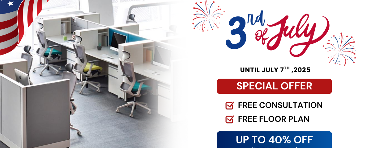 3rd of July Promotion Banner - Office furniture