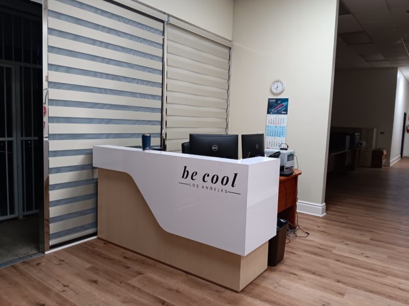 Custom millwork and interior buildout project by Total Office Furniture