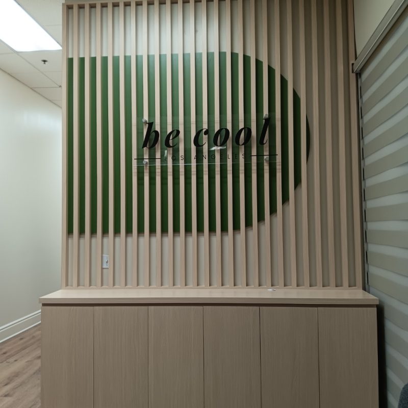Custom millwork and interior buildout project by Total Office Furniture
