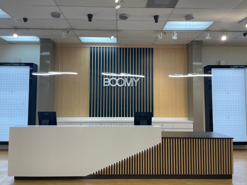 Custom millwork and interior buildout project by Total Office Furniture
