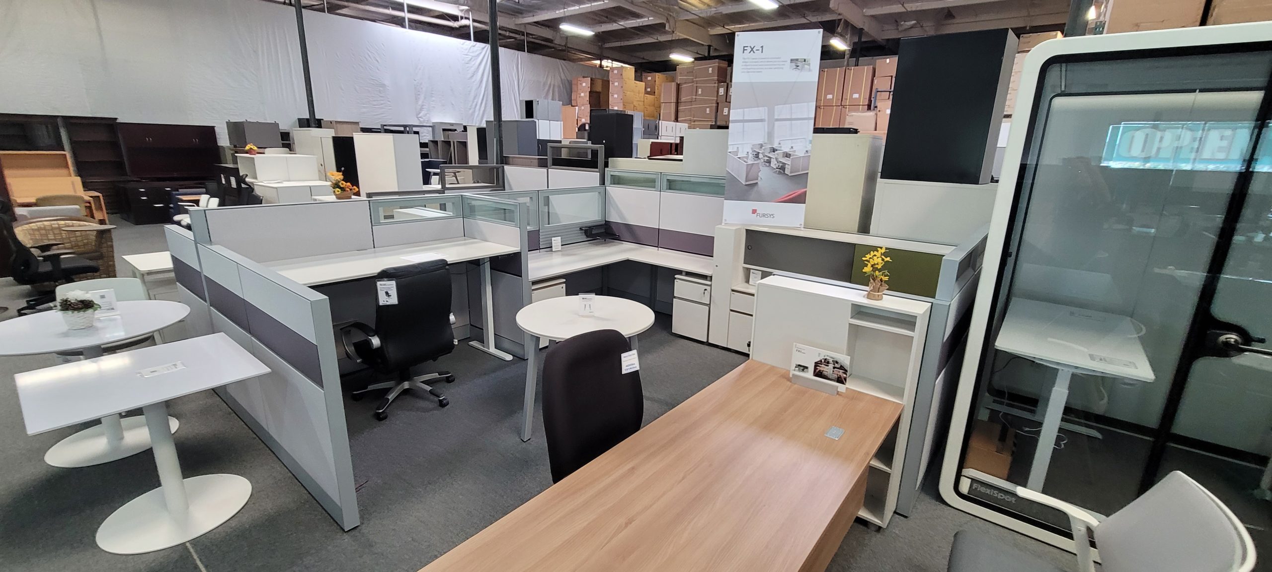 Display/Used L-Shape Desks