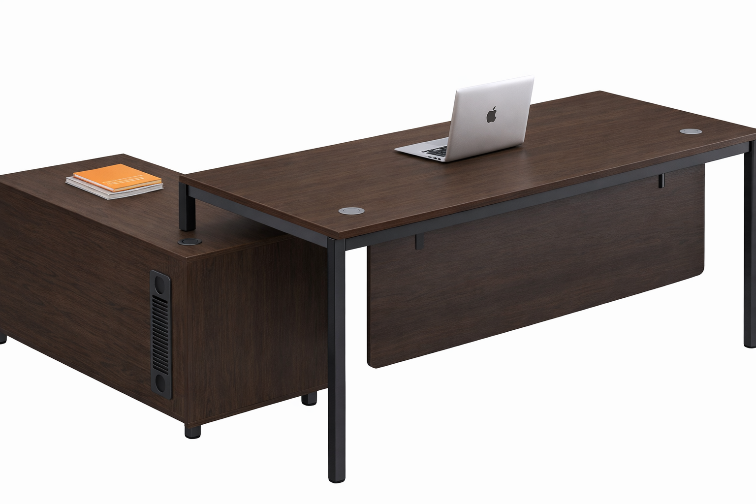 PE16-DC-2017RDESK WITH SIDE CABINET - ASHOAK