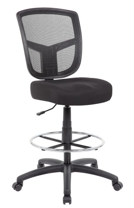 Boss Contract Mesh Drafting Stool — office furniture at Total Office Furniture