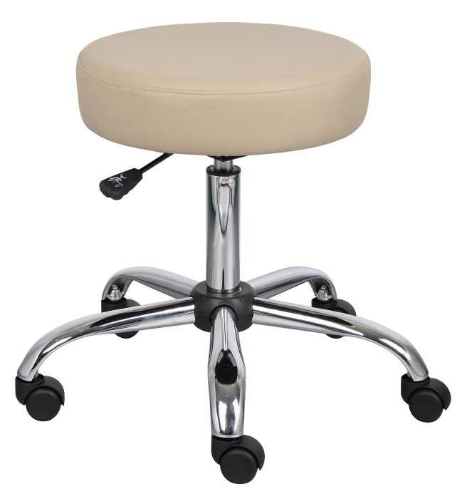 Boss Beige Caressoft Medical Stool — office furniture at Total Office Furniture