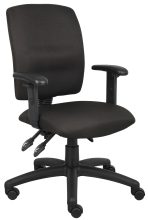 Multi-Function Fabric Task Chair w/ Adjustable Arms — office furniture at Total Office Furniture