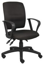Multi-Function Fabric Task Chair w/ Loop Arms — office furniture at Total Office Furniture