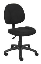 Black Deluxe Posture Chair — office furniture at Total Office Furniture