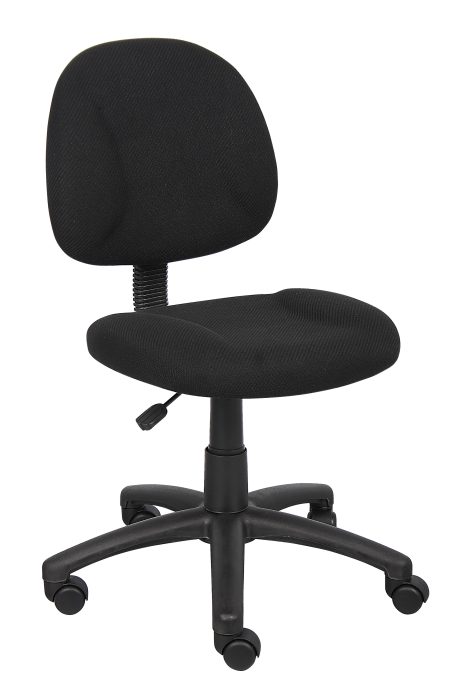 Black Deluxe Posture Chair — office furniture at Total Office Furniture