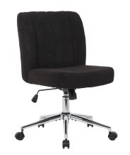 Boucle Task Chair, Black — office furniture at Total Office Furniture