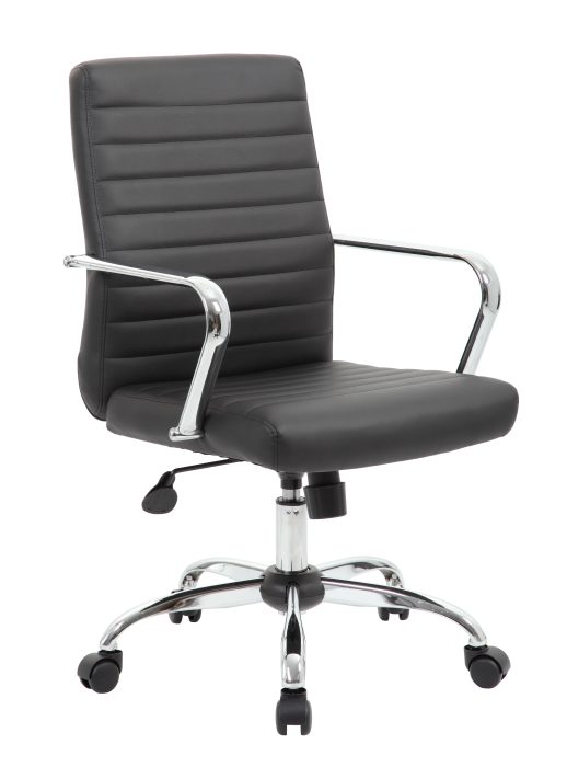 Retro Task Chair with Chrome Fixed Arms — office furniture at Total Office Furniture