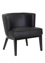Ava guest, accent or dining chair - Black — office furniture at Total Office Furniture