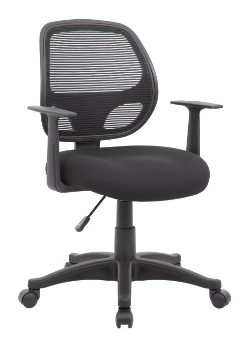 Commercial Grade Mesh Task Chair w/ T-Arms — office furniture at Total Office Furniture