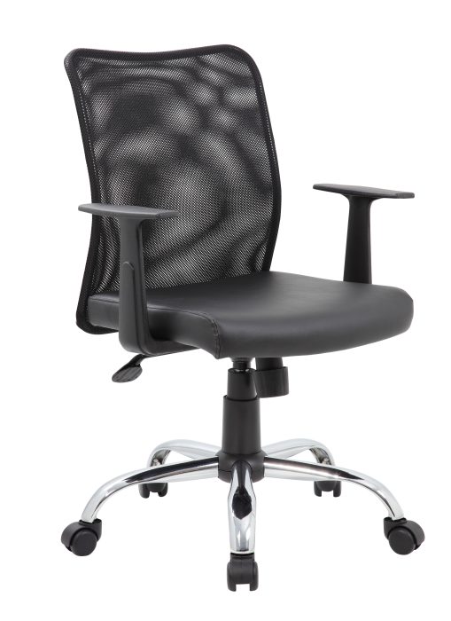 Budget Mesh Task Chair w/ T-Arms — office furniture at Total Office Furniture
