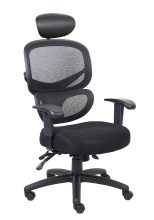 Multi-Function Mesh Task Chair w/ Headrest — office furniture at Total Office Furniture