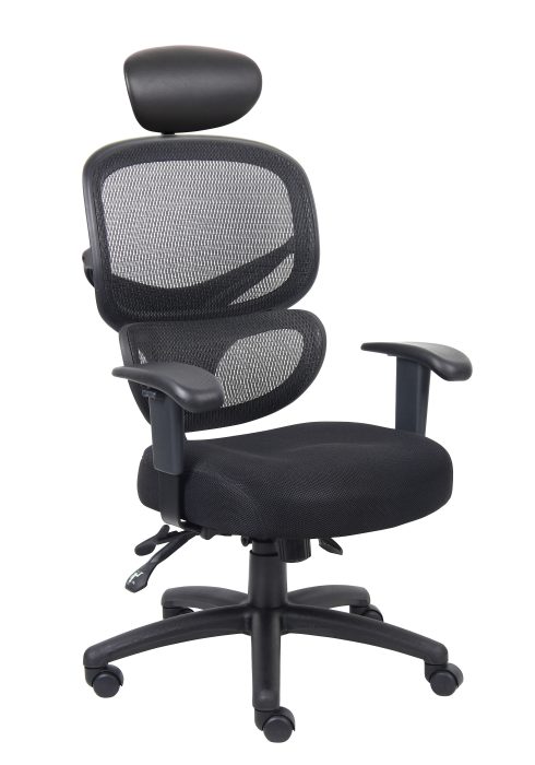 Multi-Function Mesh Task Chair w/ Headrest — office furniture at Total Office Furniture