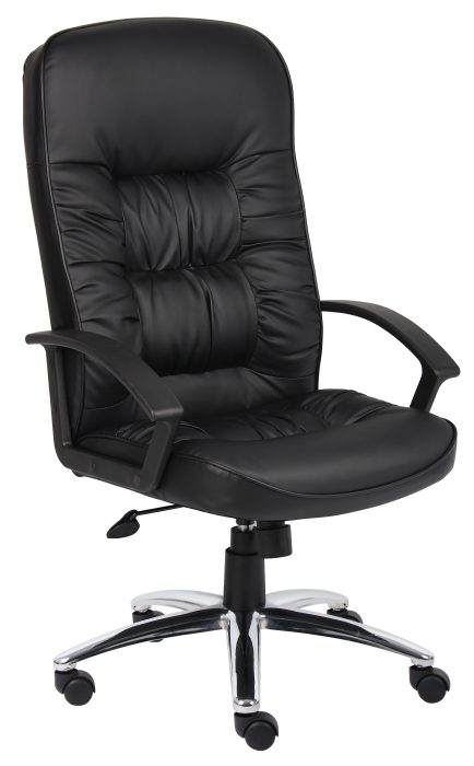 Boss High-Back LeatherPlus Chair — office furniture at Total Office Furniture