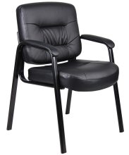 Executive Mid Back LeatherPlus Guest Chair — office furniture at Total Office Furniture