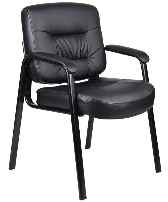 Executive Mid Back LeatherPlus Guest Chair — office furniture at Total Office Furniture