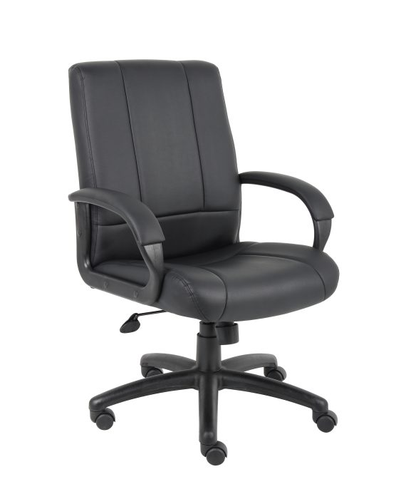 Boss CaressoftPlus Executive Mid-Back Chair — office furniture at Total Office Furniture