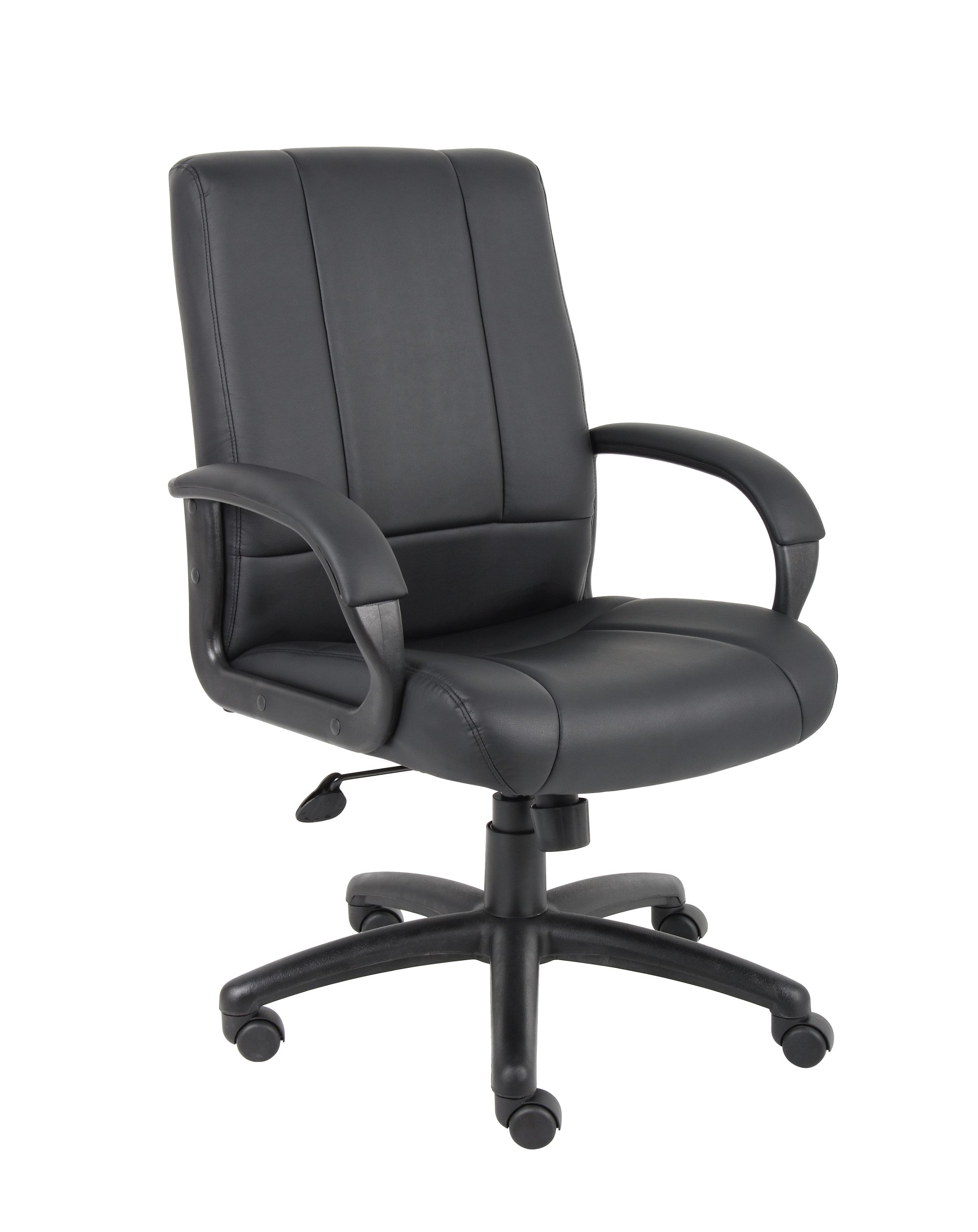 Boss CaressoftPlus Executive Mid-Back Chair — clearance office furniture at Total Office Furniture