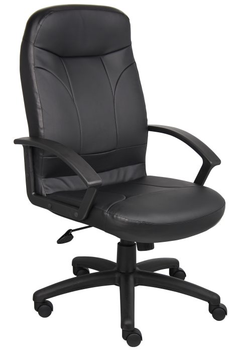 Boss High-Back LeatherPlus Chair — office furniture at Total Office Furniture