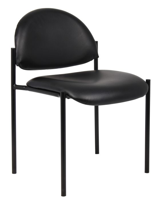 Diamond Stacking In Black Caressoft — office furniture at Total Office Furniture
