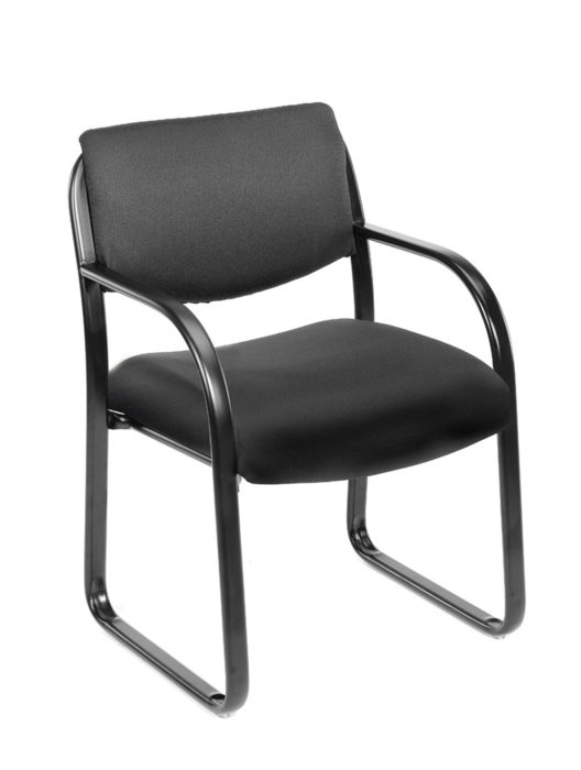 Black Fabric Guest Chair — office furniture at Total Office Furniture