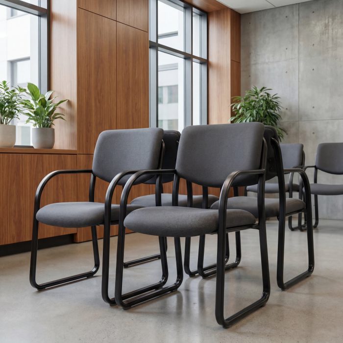 Grey Fabric Guest Chair — office furniture at Total Office Furniture