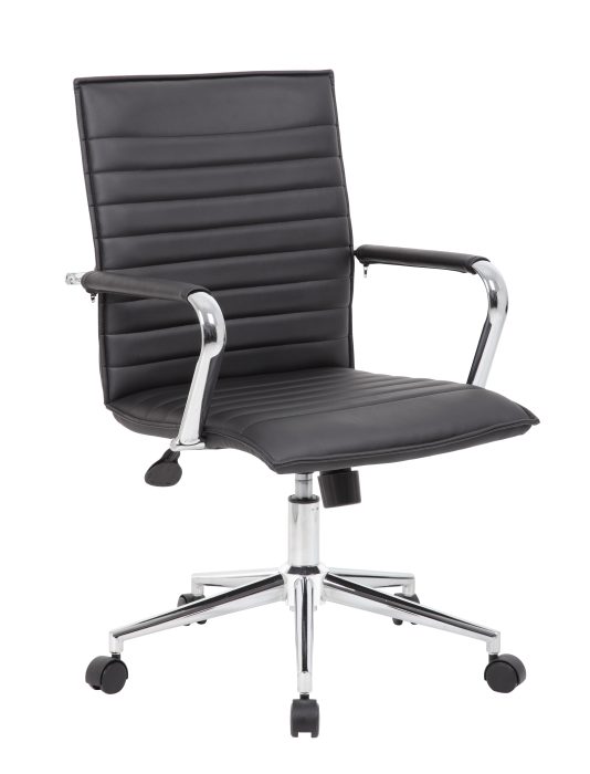 Black Vinyl Hospitality Chair — office furniture at Total Office Furniture