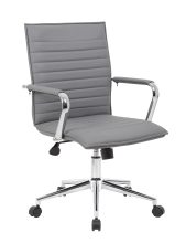 Grey Vinyl Hospitality Chair — office furniture at Total Office Furniture