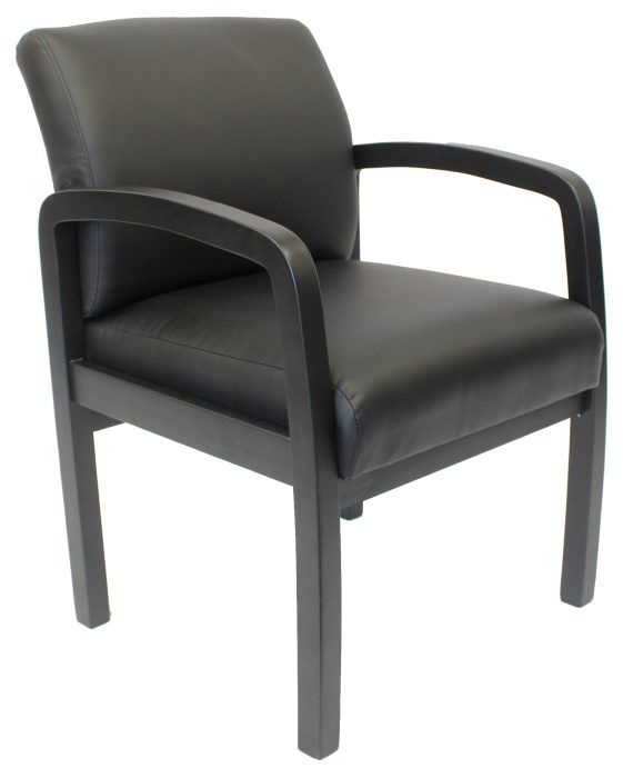 NTR (No Tools Required) guest, accent or dining chair, Black — office furniture at Total Office Furniture