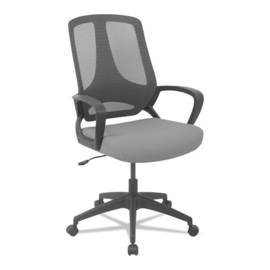 Alera MB Series Mesh Mid-Back Office Chair, Gray — clearance office furniture at Total Office Furniture