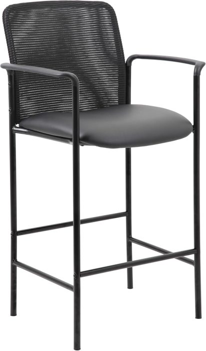 Boss Contemporary Mesh Counter Stool, Black (B16909-CS)