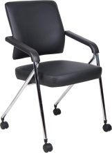 Black CaressoftPlus Vinyl Training Chair (B1800-2)