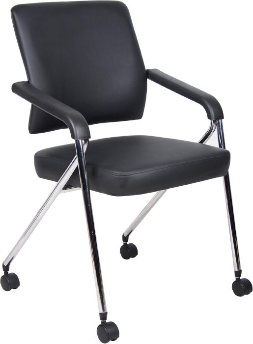 Black CaressoftPlus Vinyl Training Chair (B1800-2)