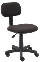 Black Fabric Steno Chair (B205-BK)