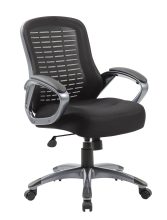 Ribbed High-Back Mesh Chair — office furniture at Total Office Furniture
