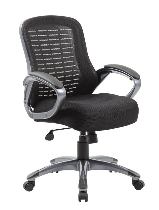 Ribbed High-Back Mesh Chair — office furniture at Total Office Furniture