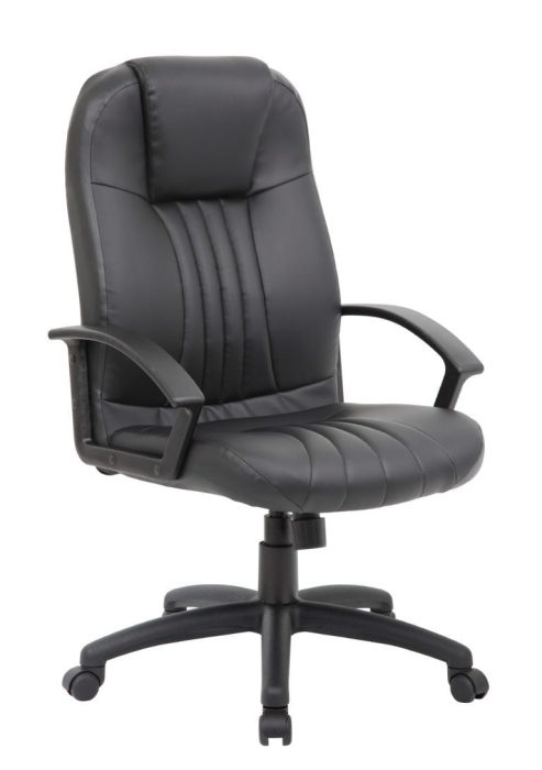 Boss Executive Hi-Back Leather Chair (B7641)