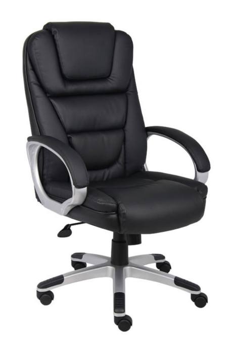 Boss NTR Hi-Back LeatherPlus Chair (B8601-BK)