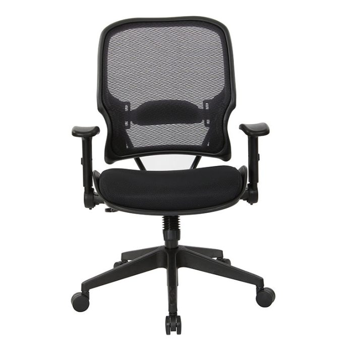 Executive High-Back Dark AirGrid and Black Mesh Chair (EM4151F2N-3M)