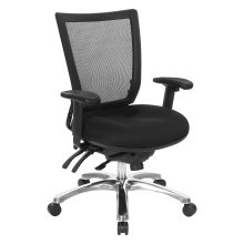 Contoured Plastic-Back Manager's Chair — office furniture at Total Office Furniture