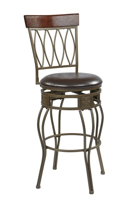 30" Cosmo Metal Swivel Barstool — office furniture at Total Office Furniture