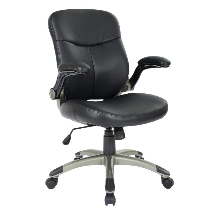 Executive Mid Back Bonded Leather Chair — office furniture at Total Office Furniture