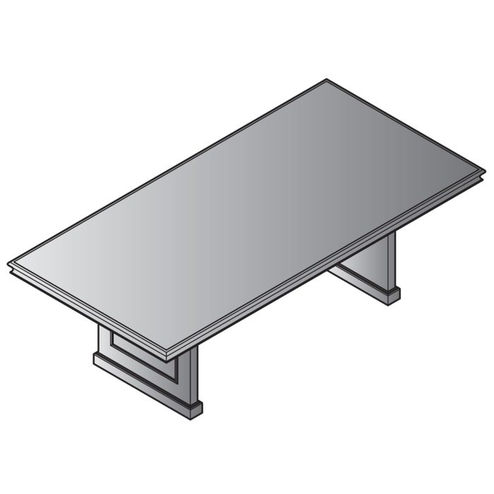 Townsend Rectangular 8' Conference Table — office furniture at Total Office Furniture