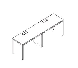 Pe16 white top — Total Office Furniture