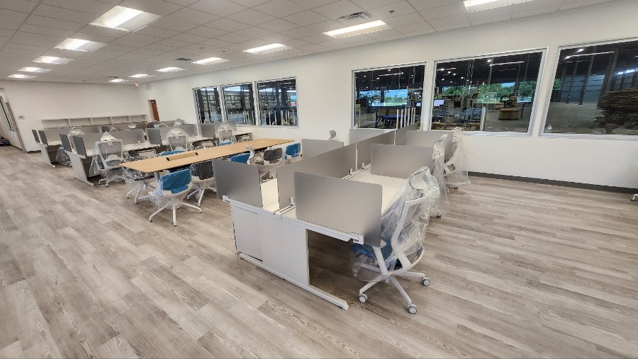 Automotive Parts Manufacturing Office — office furniture installation by Total Office Furniture