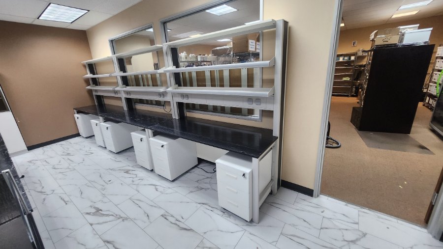 Lab Furniture Install — office furniture installation by Total Office Furniture