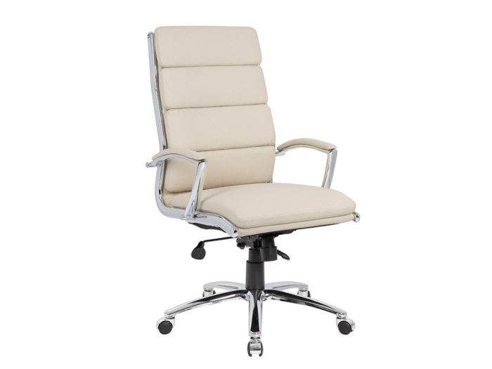 Boss Executive Woven Textured Chair with Chrome Base — office furniture at Total Office Furniture